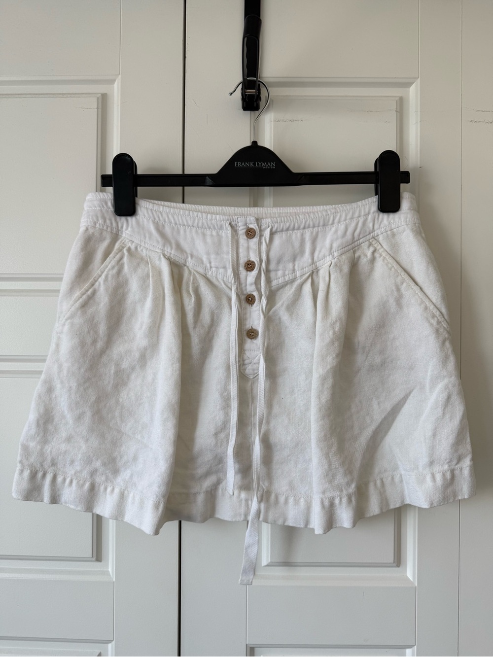 Zara 100% Linen Mini Skirt - Size M